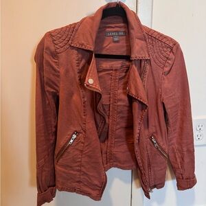 Level 99 Women's Rust Jacket with Moto Detailing